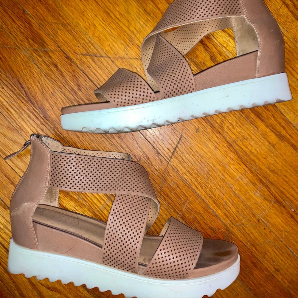 STEVEN Klein sandal in Tan Leather
